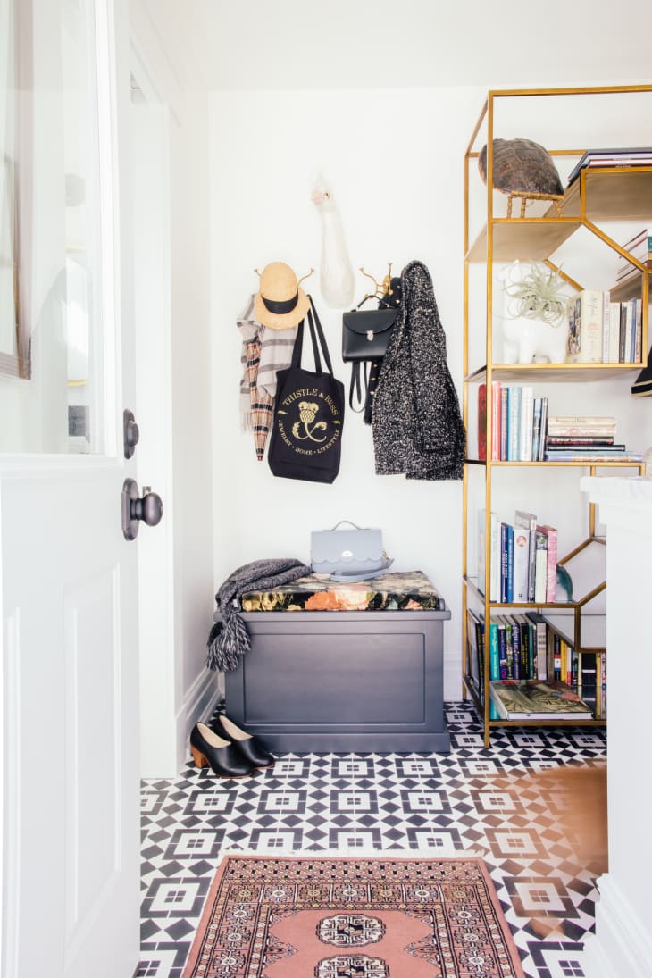 Apartment therapy store entryway